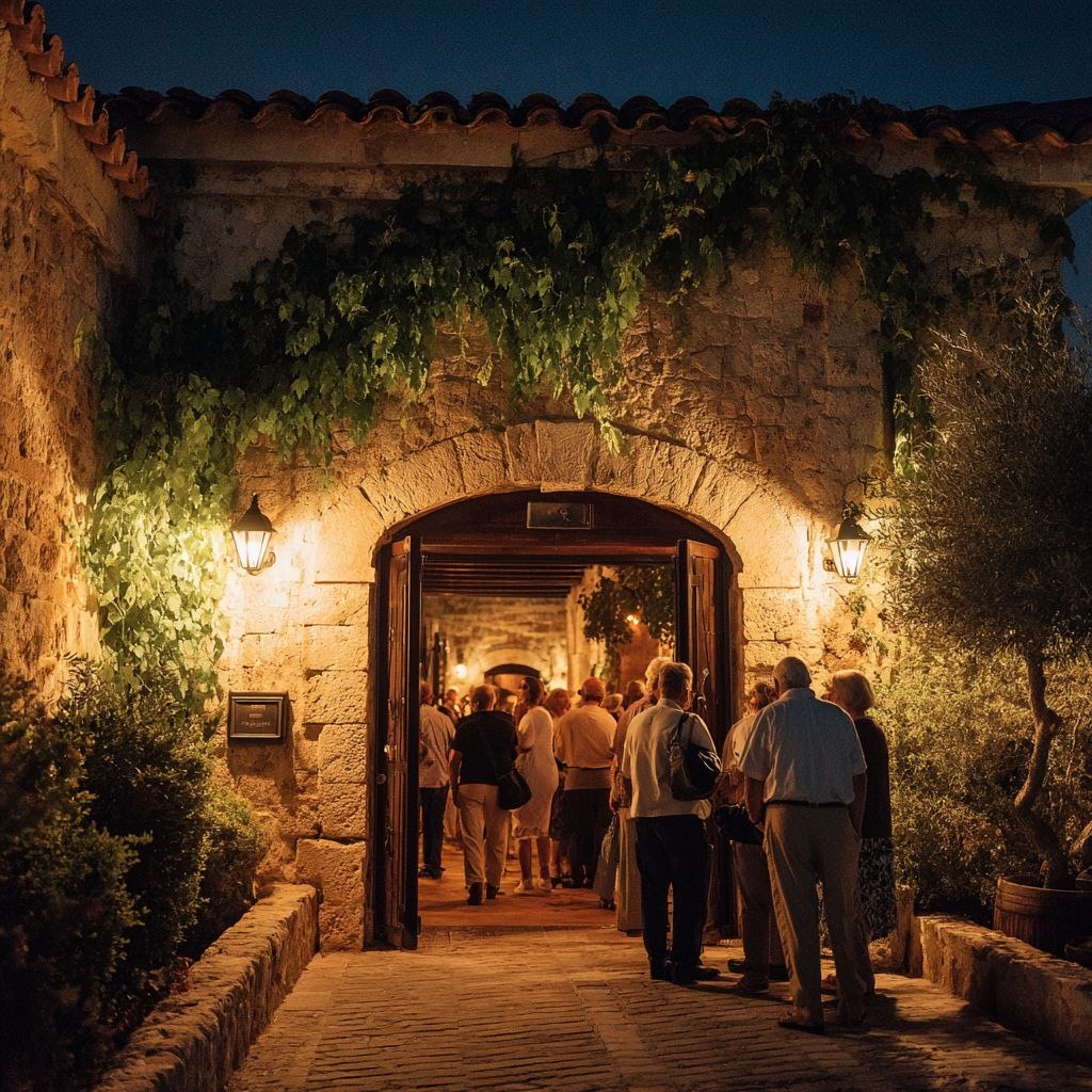 Boutique Cypriot winery atmosphere